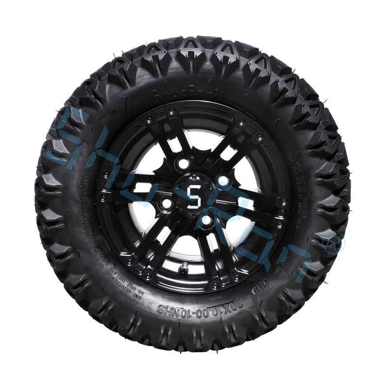20*10-10 All Terrain Golf Cart Pneus e Rodas de Alumínio 10 polegadas 4 PLY Tubeless