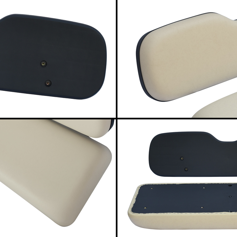 Carrinho de golfe Buff Universal Cushions de substituição do banco traseiro Material PU para carro do clube