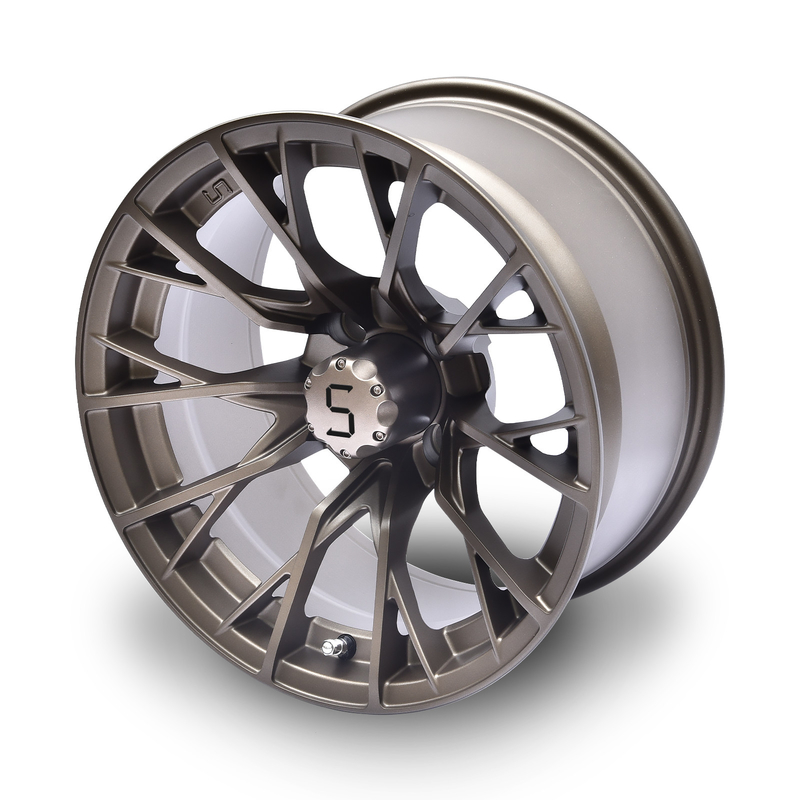 Gunmetal 14 polegadas Carrinhos de Golf Rodas e Pneus 4/101.6 Bolt Shuran New Starshine-419