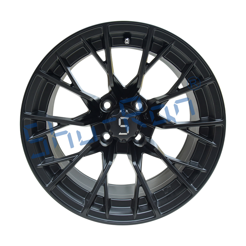 Shuran Nova 14' 'Rims Matte Negro Alumínio Carrinho de Golfe Roda 14x7 Universal 4 Bolt Padrão
