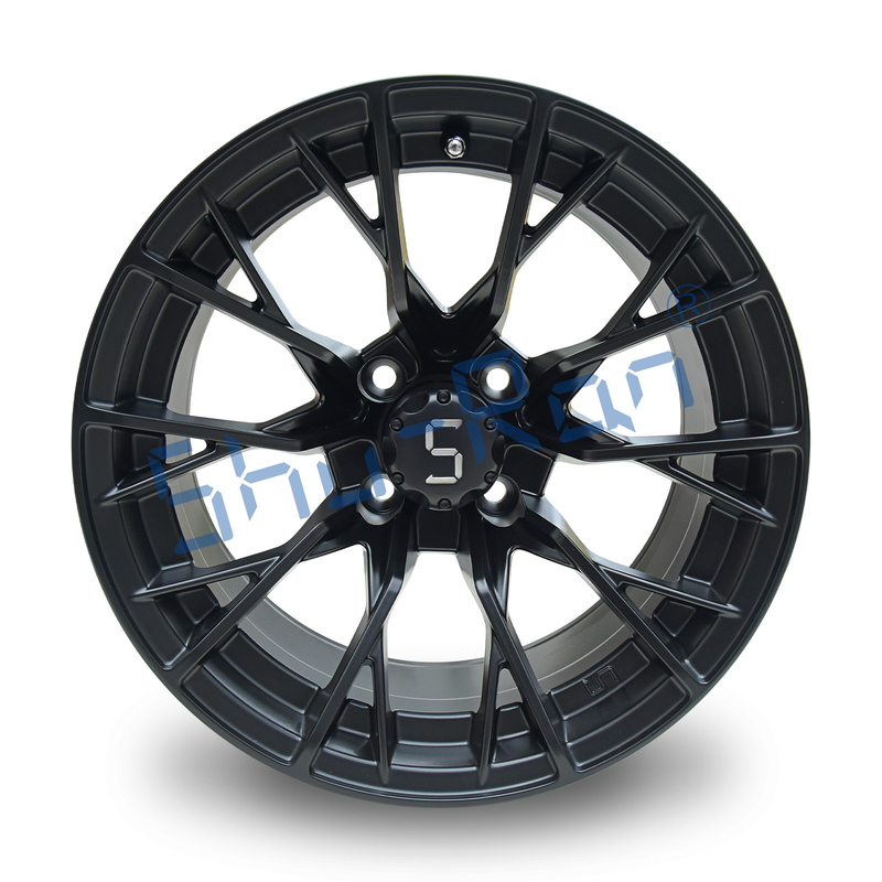 Shuran Nova 14' 'Rims Matte Negro Alumínio Carrinho de Golfe Roda 14x7 Universal 4 Bolt Padrão