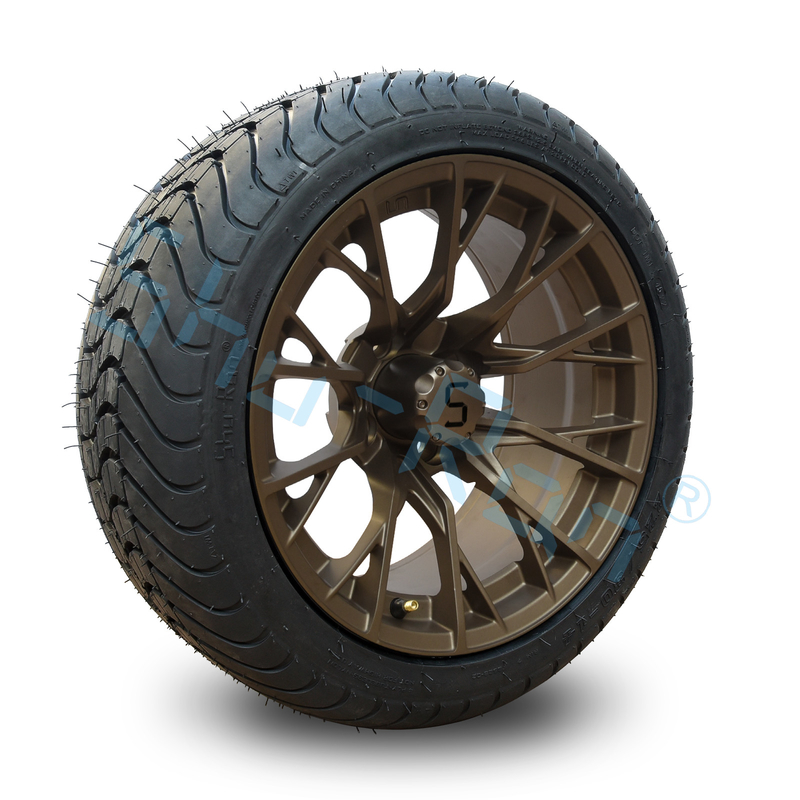 Rodas de bronze personalizadas de 14 ', 225/30-14 Street DOT Approvado Tries For Golf Cart ATV