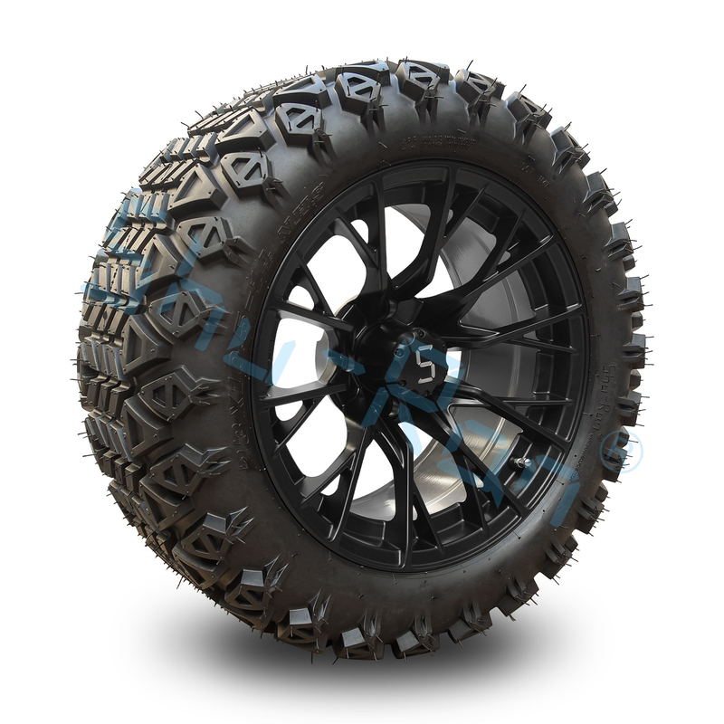 Shu Ran 14 polegadas rodas de carrinho de golfe e pneus Jantes com pneus DOT 101.6 PCD 4x4 padrão de parafuso
