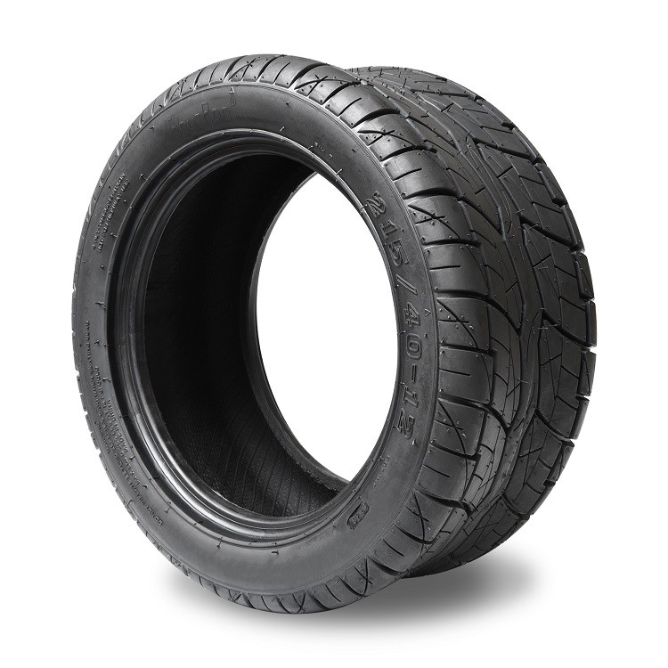 Pneus sem câmara de ar da rua do carrinho de golfe 215/40-12 compatíveis com as rodas de 12 polegadas (nenhum elevador exigiu)