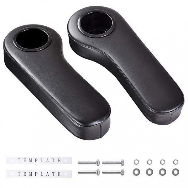 O braço do carrinho de golfe para o jogo de Seat traseiro do carrinho de golfe, arma o resto com o suporte de copo nenhuma perfuração exigida