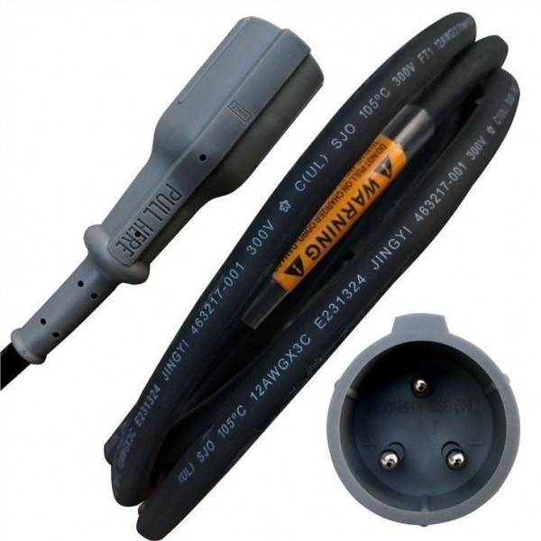 Cabo de Pin Connector Plug And Power do carregador 3 do carrinho de golfe