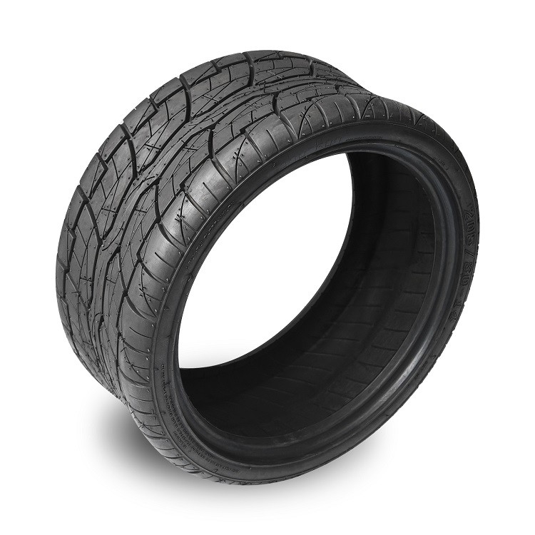 Pneumáticos da rua do carrinho de golfe 205/30-14 compatíveis com as rodas de 14 polegadas - 4PLY (nenhum elevador exigiu)