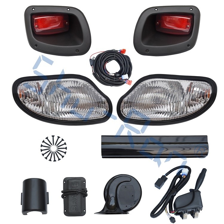 Liberdade de luxe TXT 2014 de Kit Fits EZGO da luz do halogênio do carrinho de golfe acima com jogo da pisca-pisca
