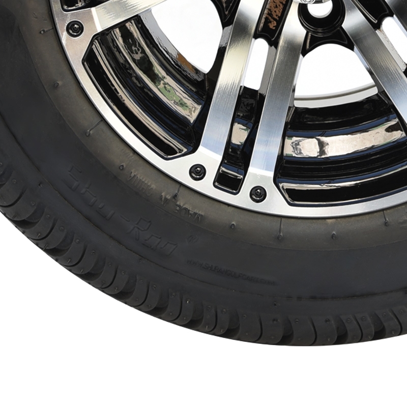 Roda do carrinho de golfe de 10 polegadas e parafuso do offset 4x4 de 205/50-10 DOT Street Tire Combo -25 (101.6mm)