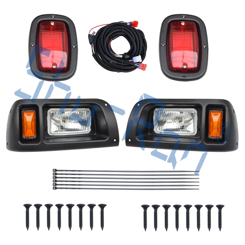 Farol do halogênio do carrinho de golfe e lanterna traseira vermelha Kit Compatible do diodo emissor de luz com carro DS do clube