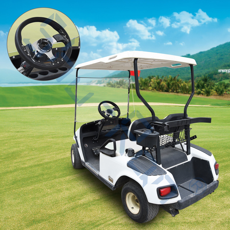 Carrinho de golfe que compete o volante da fibra do carbono para o carro do clube, o EZGO, e o Yamaha